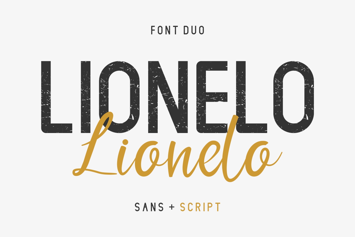 LIONELLO SCRIPT font